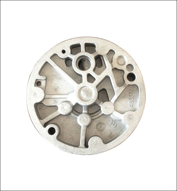 Magnesium Die Cast Circular End Cap - Sealing Component with Locating Grooves