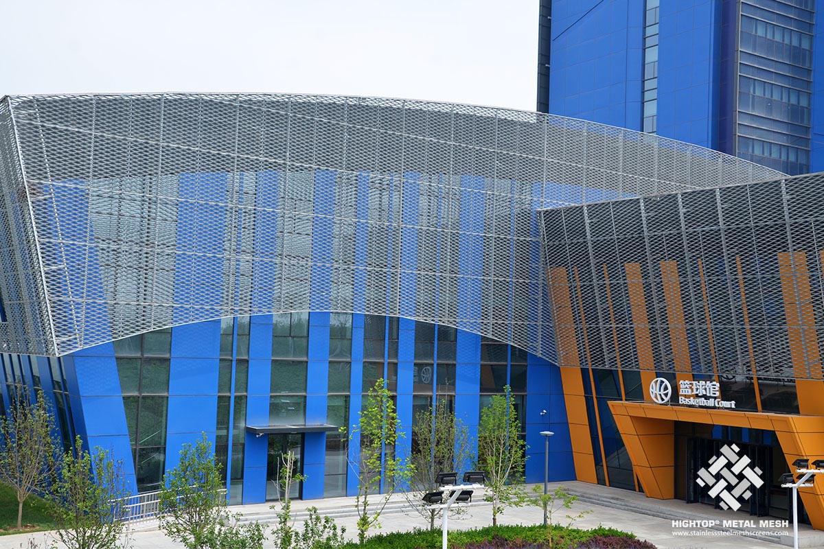 Expanded Aluminum Mesh with Diamond Pattern