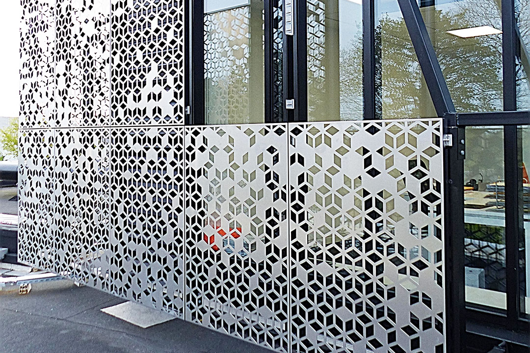 Custom Laser Cut Aluminum Screen Panel