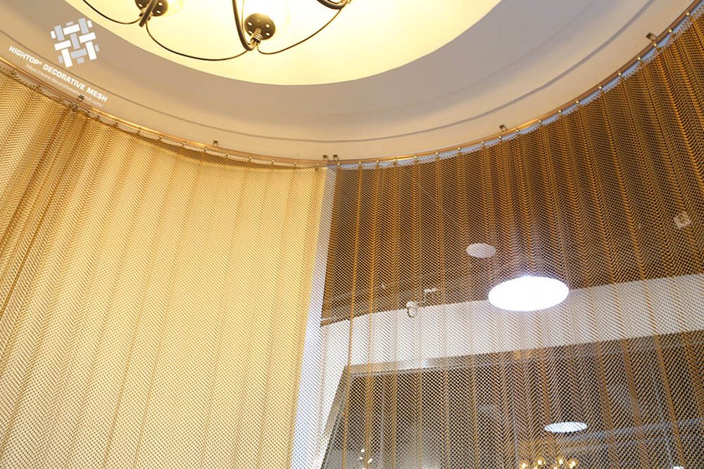 Architectural Cascade Coil Metal Curtain