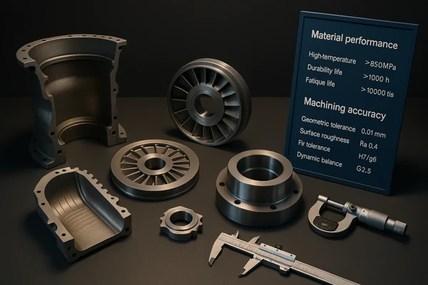 Inconel 718 Cast Engine Parts